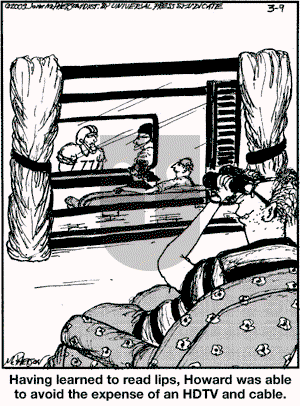 Close to Home on Tuesday March 24, 2009 Comic Strip