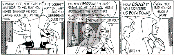 Luann on Monday September 18, 2000 Comic Strip