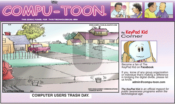 Compu-toon on Sunday April 25, 2010 Comic Strip