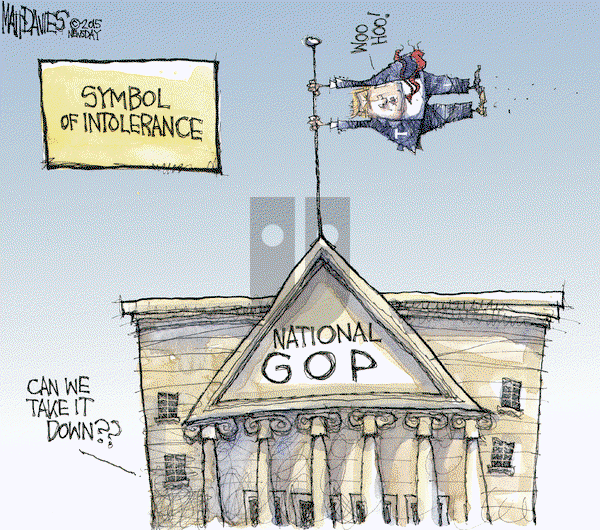 Matt Davies on Friday July 10, 2015 Comic Strip