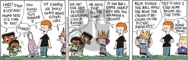 Cul de Sac on Friday June 15, 2012 Comic Strip