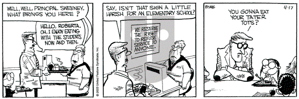 Grand Avenue on Thursday April 17, 2003 Comic Strip