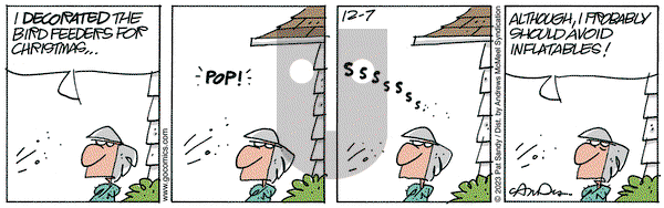 Next Door Neighbors - Thursday December 7, 2023 Comic Strip