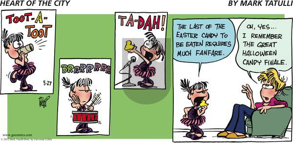 Heart of the City on Sunday May 27, 2012 Comic Strip