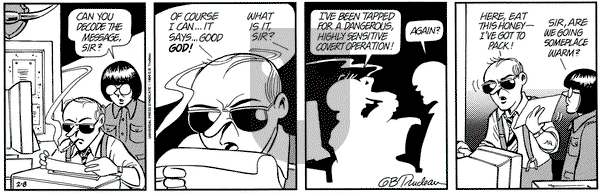 Doonesbury on Tuesday February 8, 1994 Comic Strip