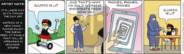 Nancy on Monday September 3, 2018 Comic Strip