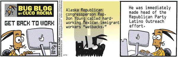 La Cucaracha on Tuesday April 16, 2013 Comic Strip
