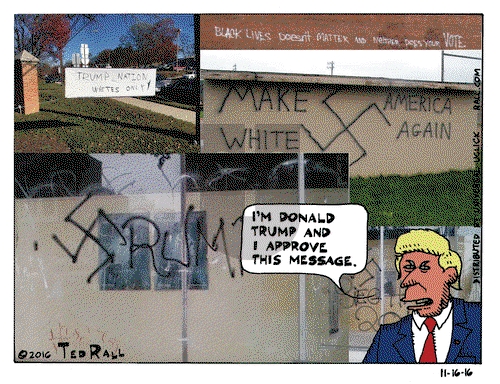 Ted Rall on Wednesday November 16, 2016 Comic Strip