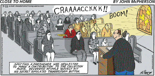 Close to Home on Sunday July 23, 2006 Comic Strip