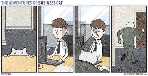 The Adventures of Business Cat on Monday May 25, 2015 Comic Strip