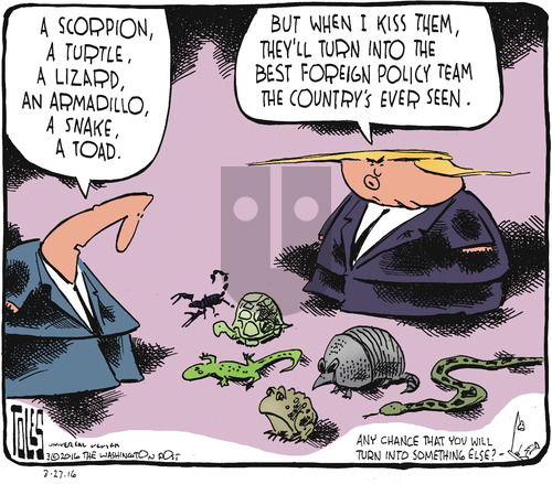 Tom Toles on Sunday March 27, 2016 Comic Strip