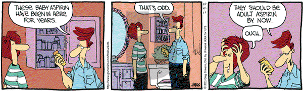 The Buckets on Saturday October 1, 2011 Comic Strip
