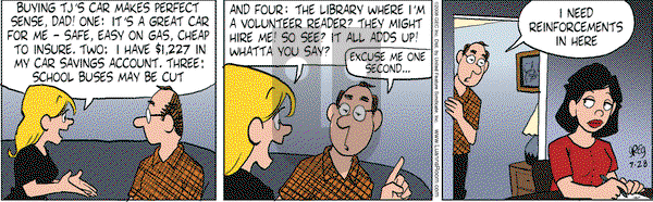 Luann on Monday July 28, 2008 Comic Strip