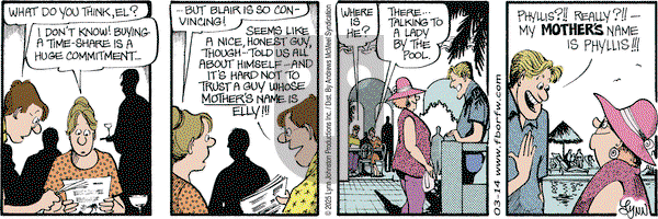 For Better or For Worse on Friday March 14, 2025 Comic Strip