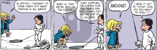 Cleats - Saturday January 13, 2007 Comic Strip