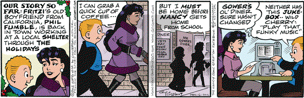 Nancy on Thursday December 6, 2012 Comic Strip