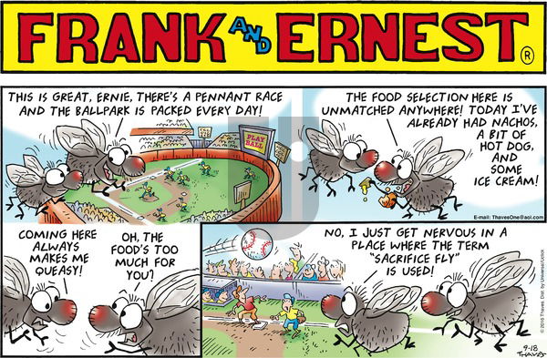 Frank and Ernest on Sunday September 18, 2016 Comic Strip