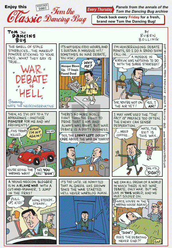 Tom the Dancing Bug on Thursday November 24, 2016 Comic Strip