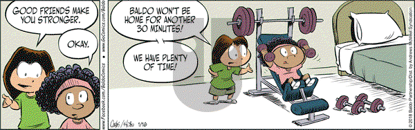 Baldo on Tuesday January 16, 2018 Comic Strip
