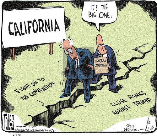 Tom Toles on Tuesday June 7, 2016 Comic Strip