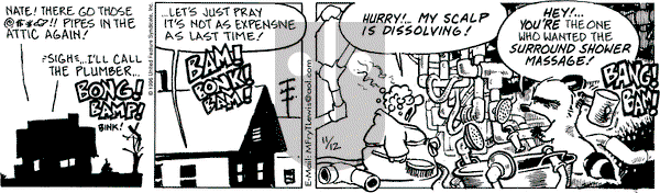 Over the Hedge on Tuesday November 12, 1996 Comic Strip
