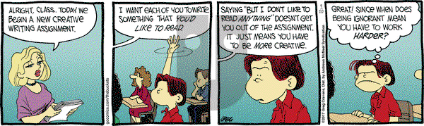 The Buckets on Monday April 10, 2017 Comic Strip