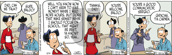 Baldo on Saturday May 14, 2011 Comic Strip