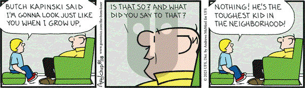 The Born Loser on Friday August 18, 2023 Comic Strip