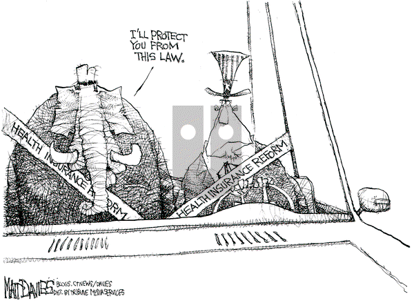 Matt Davies on Tuesday January 4, 2011 Comic Strip