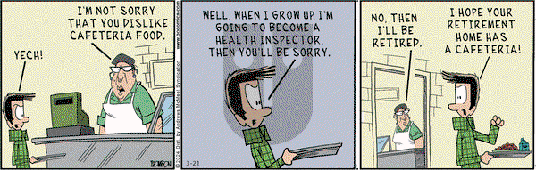 Grand Avenue on Thursday March 21, 2024 Comic Strip