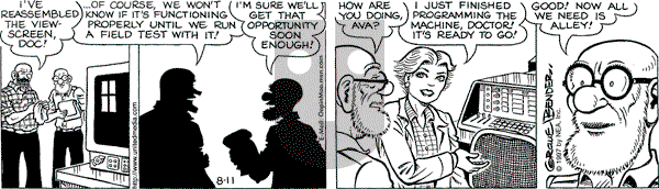 Alley Oop on Monday August 11, 1997 Comic Strip
