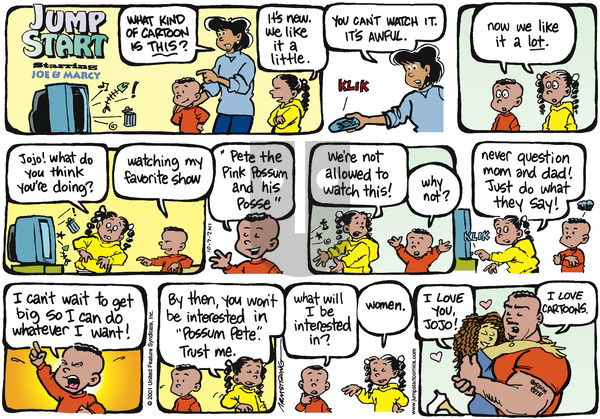 JumpStart on Sunday October 7, 2001 Comic Strip