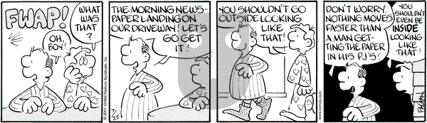Drabble on Wednesday July 25, 2001 Comic Strip