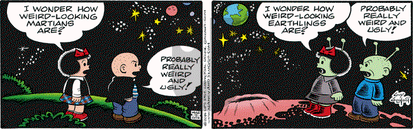 Nancy on Saturday March 5, 2016 Comic Strip