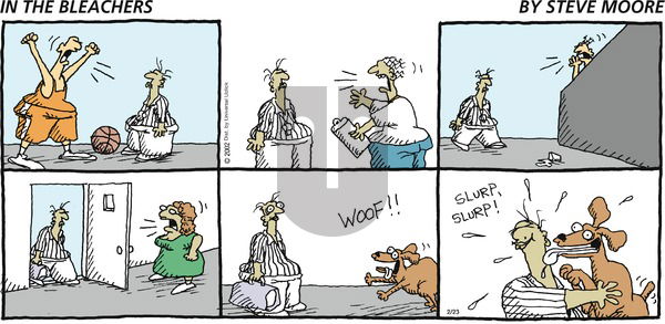 In the Bleachers - Sunday February 23, 2014 Comic Strip