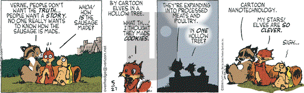 Over the Hedge on Wednesday May 27, 2009 Comic Strip