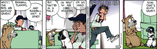 Get Fuzzy on Monday October 22, 2012 Comic Strip