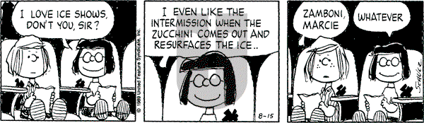 Peanuts - Tuesday August 15, 1989 Comic Strip