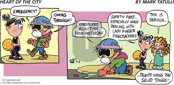 Heart of the City on Sunday July 5, 2015 Comic Strip