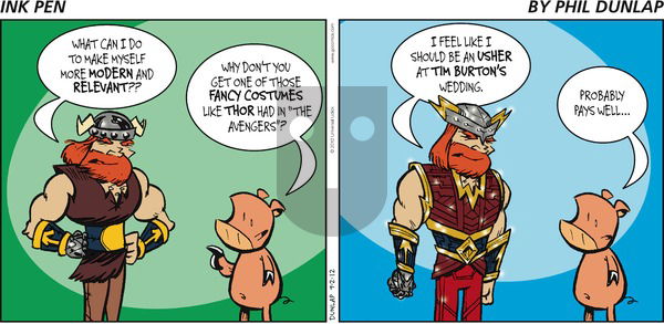 Ink Pen on Sunday September 2, 2012 Comic Strip