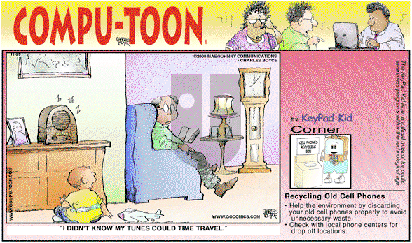 Compu-toon on Sunday November 23, 2008 Comic Strip
