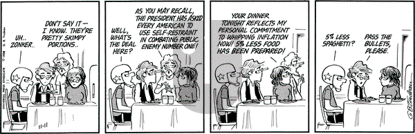 Doonesbury on Monday November 11, 1974 Comic Strip