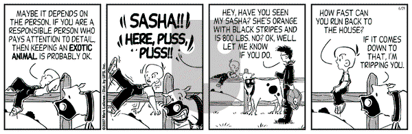 Cow and Boy Classics on Friday June 29, 2007 Comic Strip