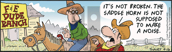 Frank and Ernest on Saturday April 16, 2016 Comic Strip
