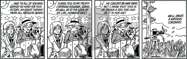 Doonesbury - Wednesday November 5, 1986 Comic Strip