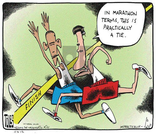 Tom Toles on Tuesday November 6, 2012 Comic Strip