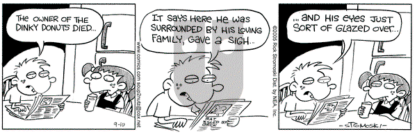 Soup to Nutz - Old on Saturday September 10, 2005 Comic Strip