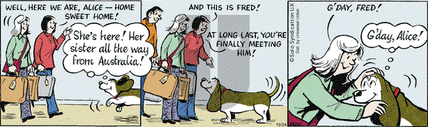 Fred Basset on Tuesday December 24, 2013 Comic Strip