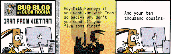 La Cucaracha on Monday October 22, 2012 Comic Strip
