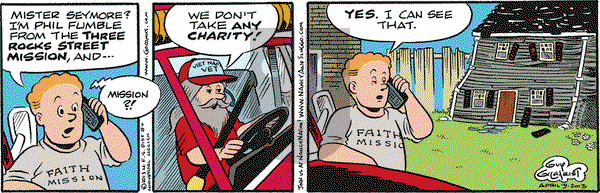 Nancy on Tuesday April 9, 2013 Comic Strip